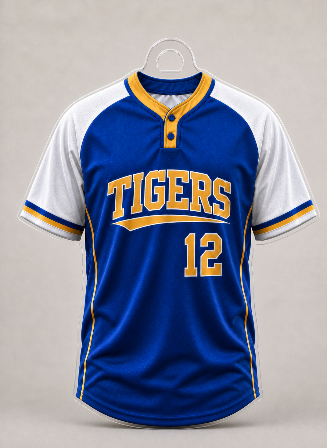 Finished acrylic jersey keychain example